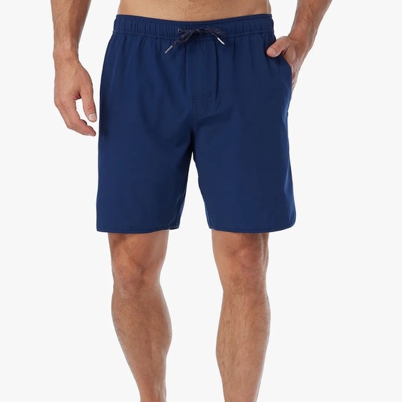 Fair Harbor The Anchor Swim Shorts Navy Lined Pockets Beach Vacation Men's‎ XL - Picture 1 of 8